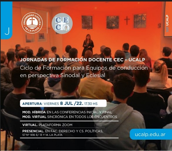 JORNADAS DE FORMACIÓN DOCENTE CEC - UCALP